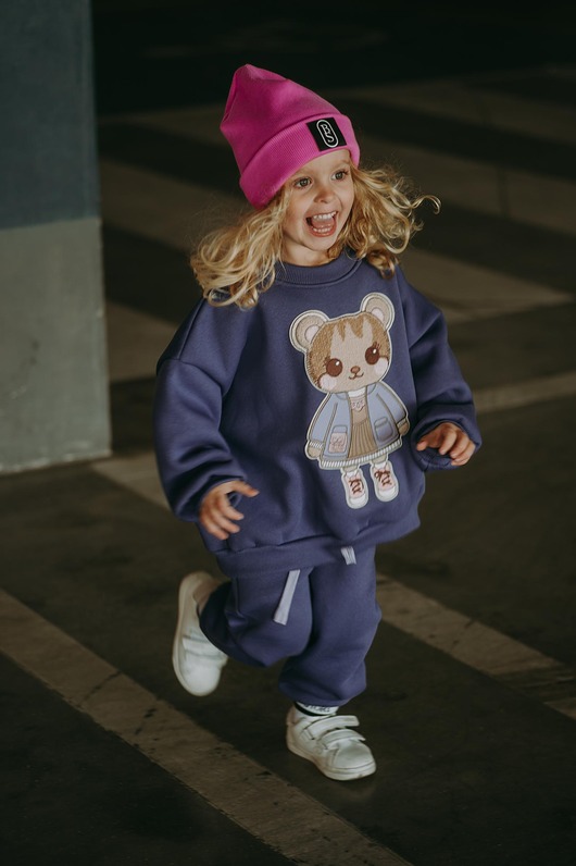 bluzy dla dziewczynki Dres oversize Nell Teddy