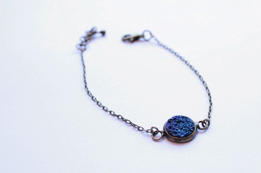 Bransoletka Vintage Druzy Lazy Moon BLUE Lazy  Moon