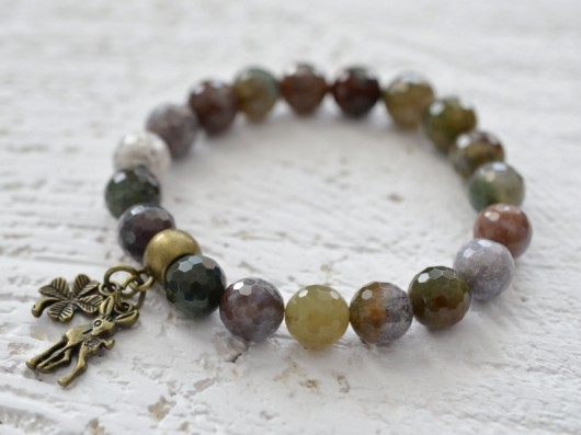 agate & deer Made by Magda