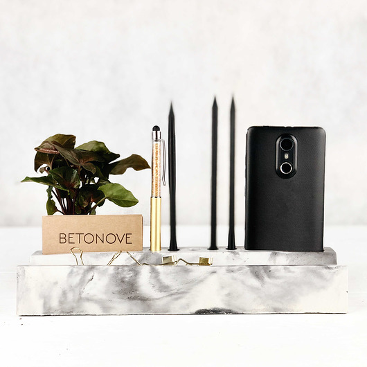 Organizer B-Office L Marble Betonove