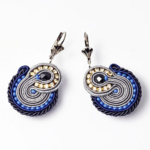 kolczyki soutache Sutaszowe kolczyki GOURA