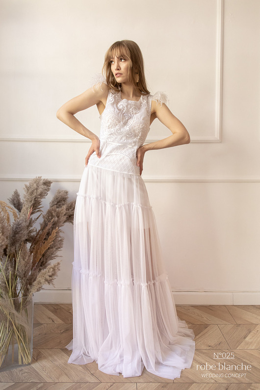 suknie ślubne N025 robe blanche
