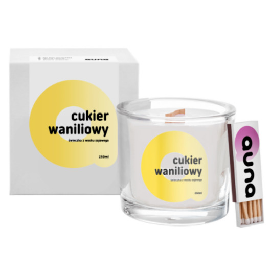 świece zapachowe Świeca sojowa cukier waniliowy
