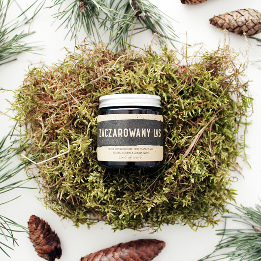 świece zapachowe Naturalna świeca sojowa Zaczarowany Las 120ml