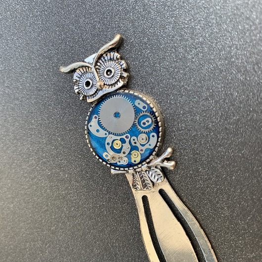 zakładki do książek Zakładka do książki - SOWA (BLUE) - unikat