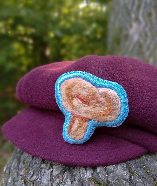 broszki Przypinka z grzybem