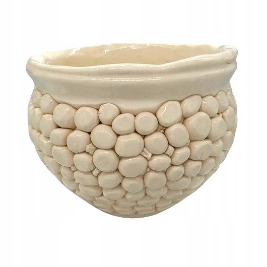 doniczki Doniczka Ceramiczna Handmade Glina z Fantazją. Doniczka Ręcznie Robiona
