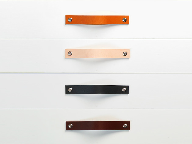 gałki do mebli Skórzane uchwyty do mebli