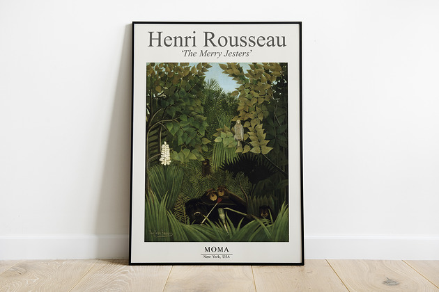 Henri Rousseau - plakat wystawowy Pas De LArt