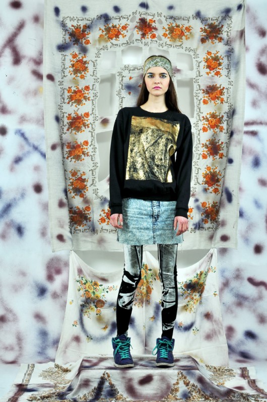 DUST SS14 silver leggins ODIO TEES