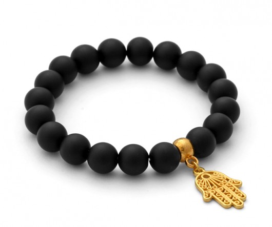 Lava with fatima hand pendant. Lavoga