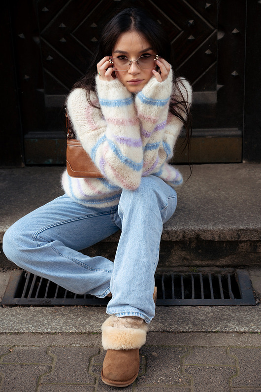 swetry damskie  Sweter FUZZY