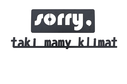 dekoracja ścienna/wieszak SORRY HANG YOU