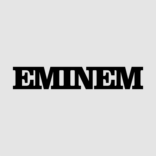 Napis na Ścianę 3D EMINEM LOVINA PRINTS