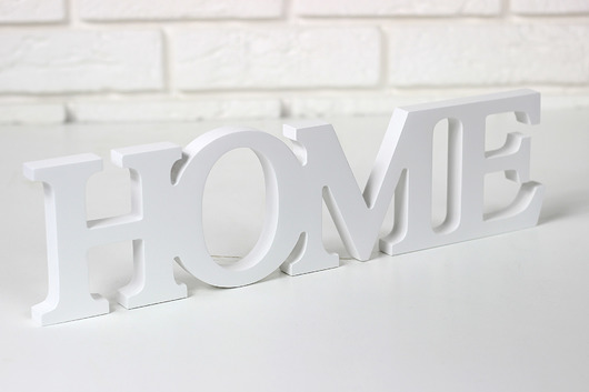 Napis 3D samodzielnie stojący home amdecor