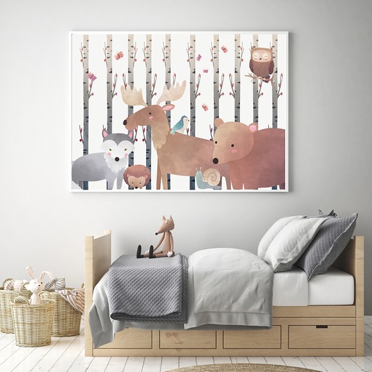 Plakat Leśna Rodzina P481 TamTamTu