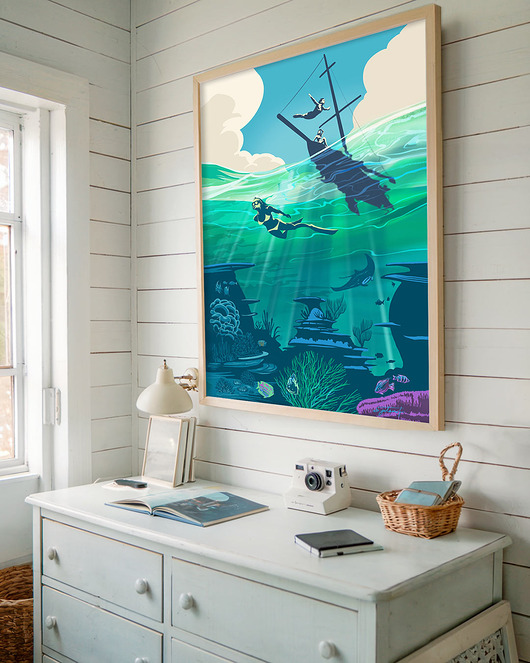plakaty Plakat Nurkowanie / Podwodne światy