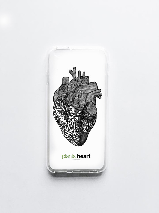 Plants heart etui Margo Hupert