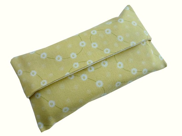 Stokrotki -etui na chusteczki zero waste Gazynia