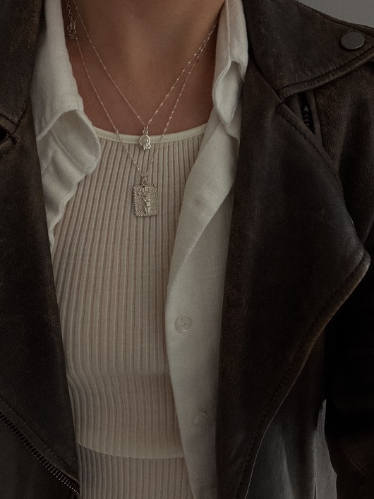 srebrne naszyjniki Naszyjnik 2 perły