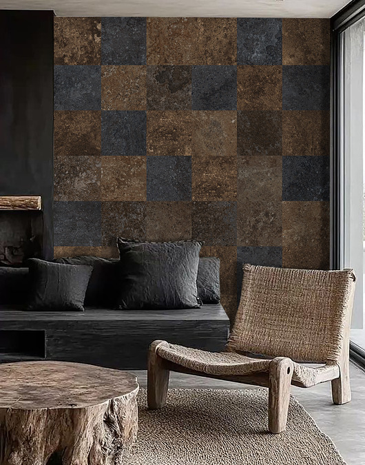 tapety i naklejki ścienne Tapeta - Mosaic Brown
