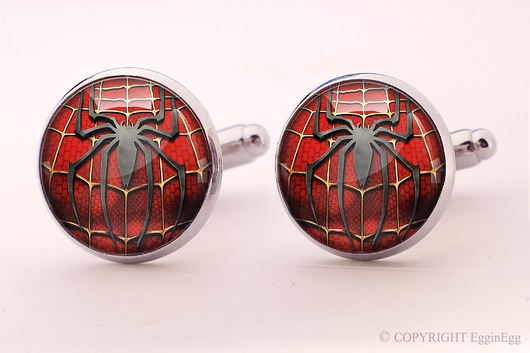 Spiderman II - spinki do mankietów - 0809 EgginEgg Men