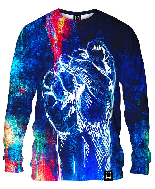 bluzy męskie Bluza Bez Kaptura Męska DR.CROW Fist