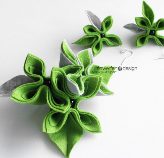 Wiosenny komplet FlowerFelt Design