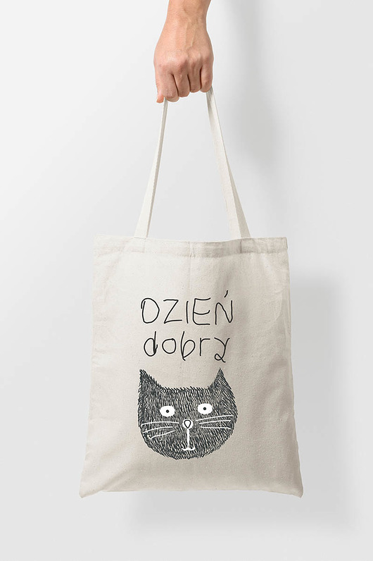torby na zakupy Eko torba. Kotecek - dzień dobry