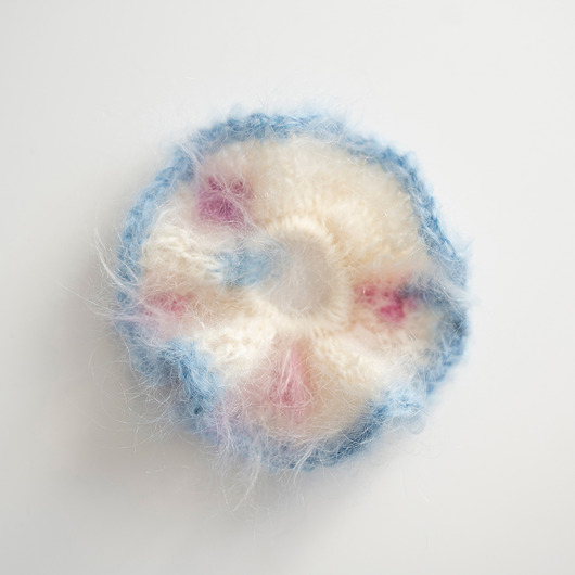 gumki do włosów Scrunchie blue pastel