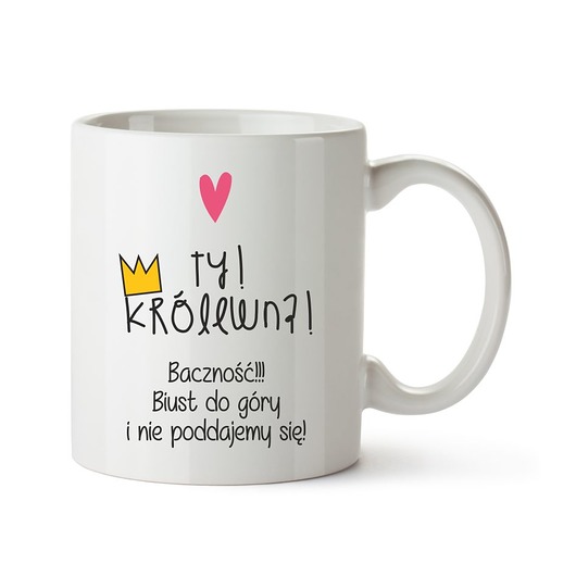 kubek. zmotywuj Królewnę Love Life and Forest