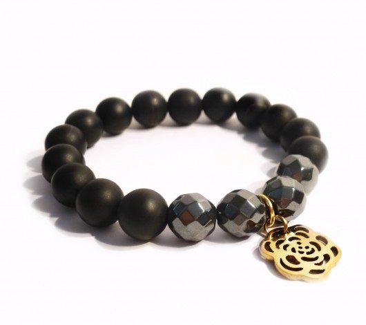 Bransoletka 'Black & Gold' labonita