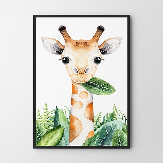 Żyrafa - plakat HOG STUDIO