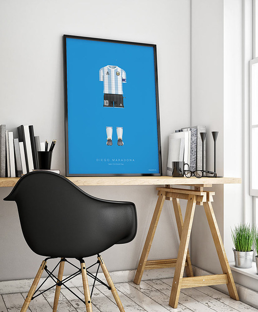 plakaty Maradona  - piłka nożna - plakat 50x70 cm