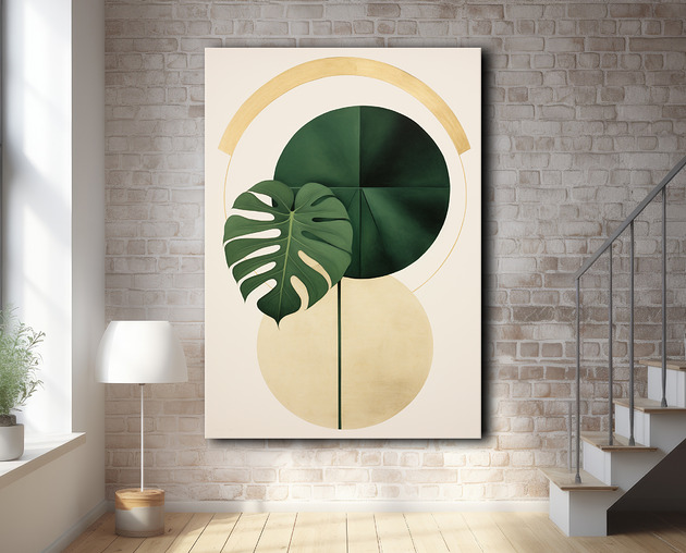 plakaty Tropikalne liście - Plakat - Loft, Minimalizm #69