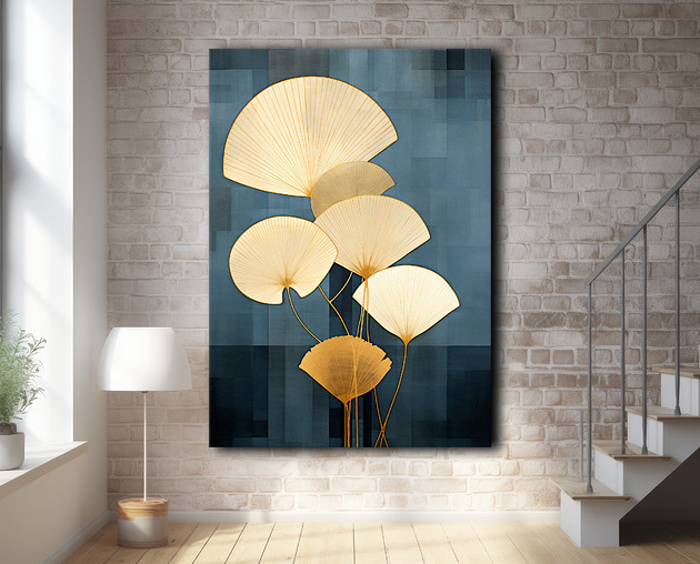plakaty Tropikalne liście - Plakat - Loft, Minimalizm