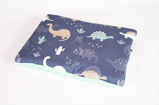 Podusia do wózka - dinozaury - 23x30 cm Minky and Cotton