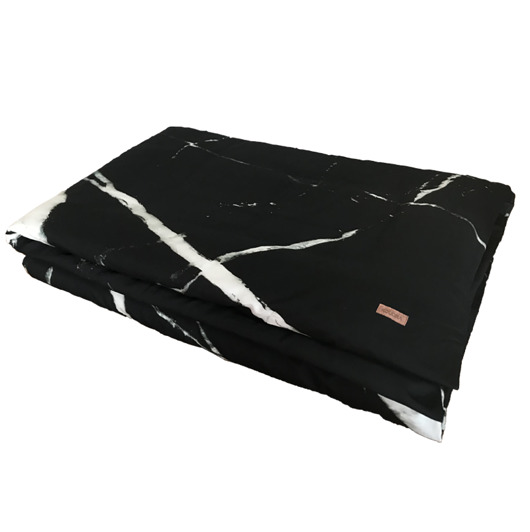 pościel Poszwa na kołdrę BLACK MARBLE