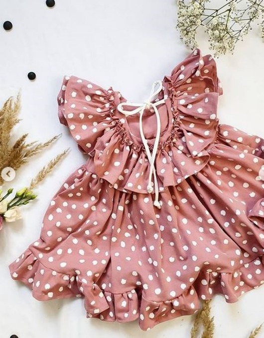 Sukienka Letnia Pink Dots FajnieUbieramy