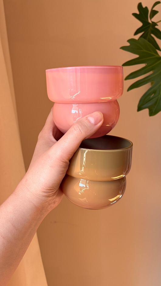 szklanki i kieliszki SZKLANKI RUNO MIX REGULAR (2szt.) latte + grejpfrut