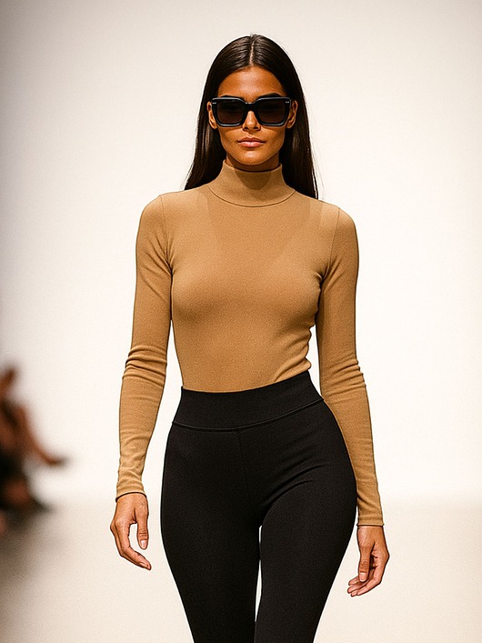 topy damskie Bluzka carmelowa YY500101