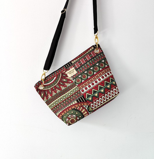 torby na ramię Torebka R U T H Raja - żakardowa torebka midi