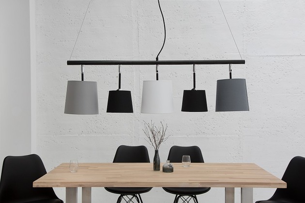 Lampa na pałąku 100cm, szara Home Design