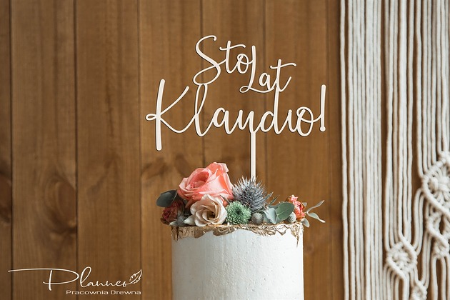 Topper Sto Lat z imieniem Planneo