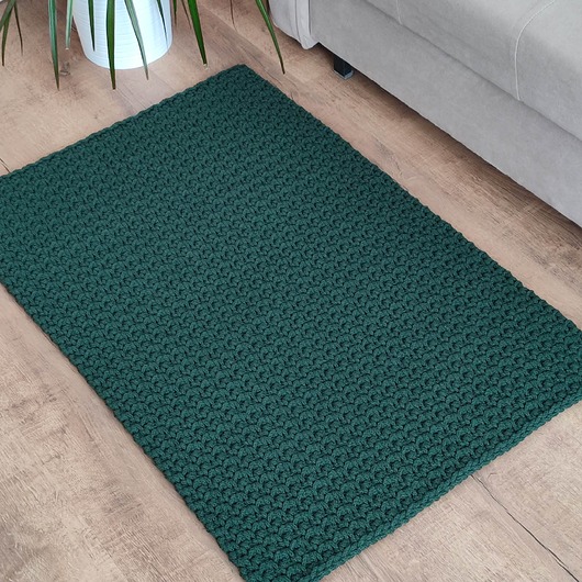 dywany Dywan prostokątny szydełkowy ze sznurka 70cmx100cm