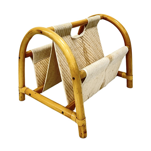 gazetniki Gazetnik bambusowy vintage 