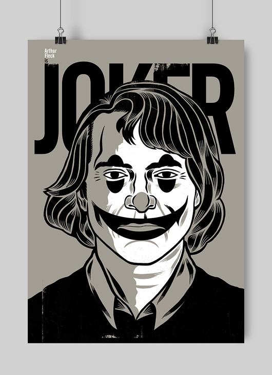 grafiki i ilustracje JOKER (Joaquin Phoenix).