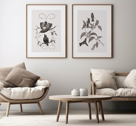 grafiki i ilustracje Zestaw grafik  50x70 cm