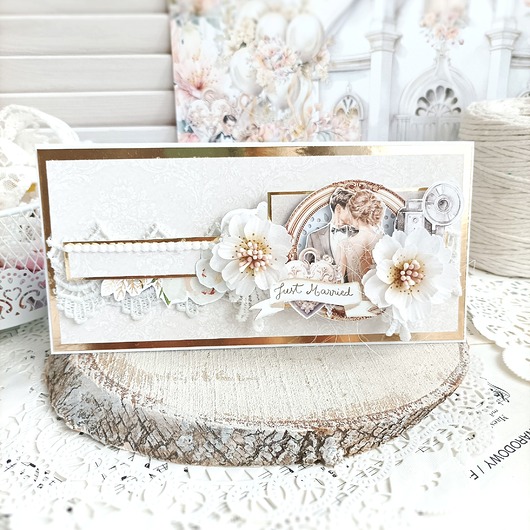 kartki scrapbooking Kartka ŚLUBNA / ślub wesele