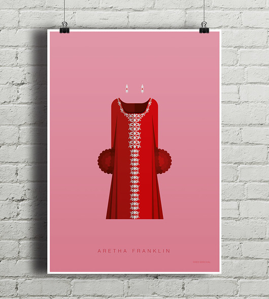 Plakat Aretha Franklin  minimalmill